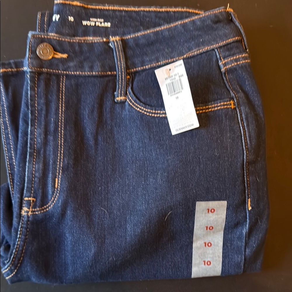 Old Navy Dark Blue Flare Jeans